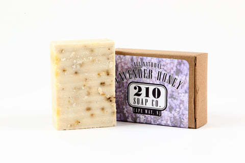 210 Soap Co. Lavender Honey Soap with Dried Lavender 4.5oz