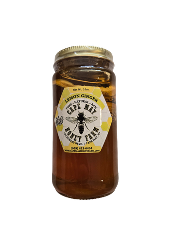 Lemon Ginger Infused Honey 16oz
