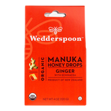 Wedderspoon Organics  Manuka Honey Lozenges Ginger